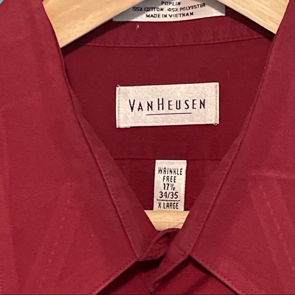 Van Heusen Men’s Dress Shirt - Size 17.5 - Picture 3 of 5